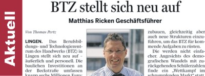 Pressegespräch mit Matthias Ricken